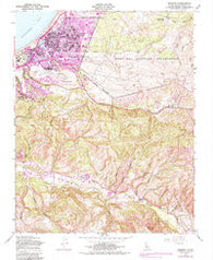 Seaside California Historical topographic map, 1:24000 scale, 7.5 X 7.5 Minute, Year 1983