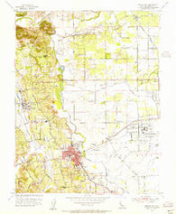Sebastopol California Historical topographic map, 1:24000 scale, 7.5 X 7.5 Minute, Year 1954