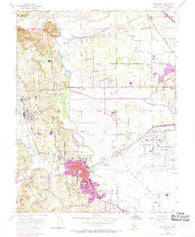 Sebastopol California Historical topographic map, 1:24000 scale, 7.5 X 7.5 Minute, Year 1954