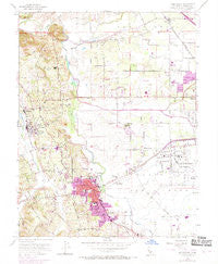Sebastopol California Historical topographic map, 1:24000 scale, 7.5 X 7.5 Minute, Year 1954