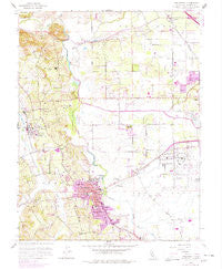 Sebastopol California Historical topographic map, 1:24000 scale, 7.5 X 7.5 Minute, Year 1954