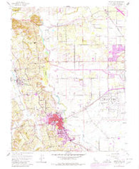 Sebastopol California Historical topographic map, 1:24000 scale, 7.5 X 7.5 Minute, Year 1954