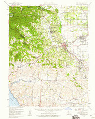 Sebastopol California Historical topographic map, 1:62500 scale, 15 X 15 Minute, Year 1954