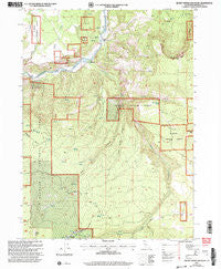 Secret Spring Mountain California Historical topographic map, 1:24000 scale, 7.5 X 7.5 Minute, Year 2001