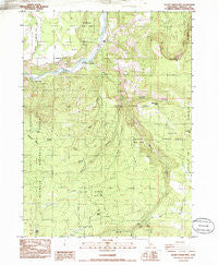 Secret Spring Mtn California Historical topographic map, 1:24000 scale, 7.5 X 7.5 Minute, Year 1985
