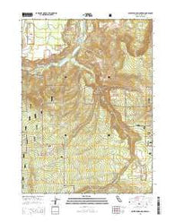 Secret Spring Mountain California Current topographic map, 1:24000 scale, 7.5 X 7.5 Minute, Year 2015