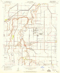 Seeley California Historical topographic map, 1:24000 scale, 7.5 X 7.5 Minute, Year 1957