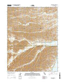 Sehorn Creek California Current topographic map, 1:24000 scale, 7.5 X 7.5 Minute, Year 2015