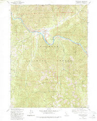 Seiad Valley California Historical topographic map, 1:24000 scale, 7.5 X 7.5 Minute, Year 1980