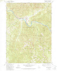 Seiad Valley California Historical topographic map, 1:24000 scale, 7.5 X 7.5 Minute, Year 1980