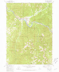 Seiad Valley California Historical topographic map, 1:24000 scale, 7.5 X 7.5 Minute, Year 1980