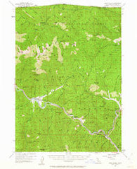Seiad Valley California Historical topographic map, 1:62500 scale, 15 X 15 Minute, Year 1955
