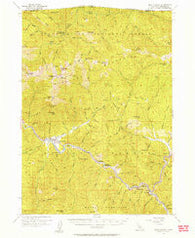Seiad Valley California Historical topographic map, 1:62500 scale, 15 X 15 Minute, Year 1955