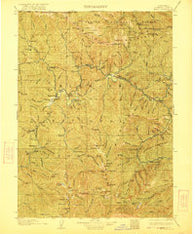Seiad California Historical topographic map, 1:125000 scale, 30 X 30 Minute, Year 1922