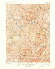 Seiad California Historical topographic map, 1:125000 scale, 30 X 30 Minute, Year 1922
