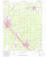 Selma California Historical topographic map, 1:24000 scale, 7.5 X 7.5 Minute, Year 1964