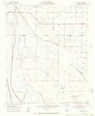 Semitropic California Historical topographic map, 1:24000 scale, 7.5 X 7.5 Minute, Year 1954