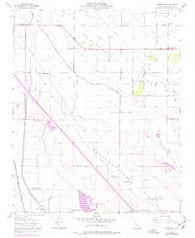 Semitropic California Historical topographic map, 1:24000 scale, 7.5 X 7.5 Minute, Year 1954