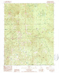 Sentinel Peak California Historical topographic map, 1:24000 scale, 7.5 X 7.5 Minute, Year 1987