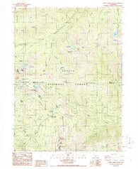 Seven Lakes Basin California Historical topographic map, 1:24000 scale, 7.5 X 7.5 Minute, Year 1986