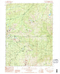 Seven Lakes Basin California Historical topographic map, 1:24000 scale, 7.5 X 7.5 Minute, Year 1986