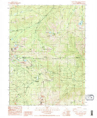 Seven Lakes Basin California Historical topographic map, 1:24000 scale, 7.5 X 7.5 Minute, Year 1986