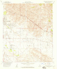 Seven Palms Valley California Historical topographic map, 1:24000 scale, 7.5 X 7.5 Minute, Year 1958