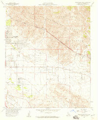 Seven Palms Valley California Historical topographic map, 1:24000 scale, 7.5 X 7.5 Minute, Year 1958