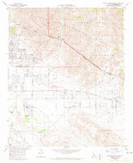 Seven Palms Valley California Historical topographic map, 1:24000 scale, 7.5 X 7.5 Minute, Year 1958