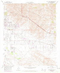Seven Palms Valley California Historical topographic map, 1:24000 scale, 7.5 X 7.5 Minute, Year 1958