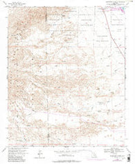 Seventeen Palms California Historical topographic map, 1:24000 scale, 7.5 X 7.5 Minute, Year 1956