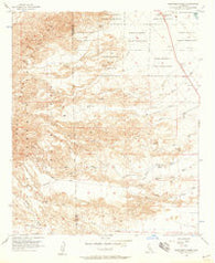 Seventeen Palms California Historical topographic map, 1:24000 scale, 7.5 X 7.5 Minute, Year 1956