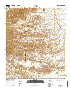 Seventeen Palms California Current topographic map, 1:24000 scale, 7.5 X 7.5 Minute, Year 2015