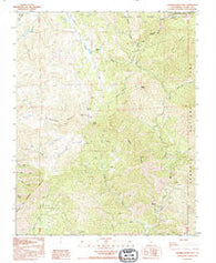 Shadequarter Mtn California Historical topographic map, 1:24000 scale, 7.5 X 7.5 Minute, Year 1993