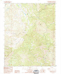 Shadequarter Mtn California Historical topographic map, 1:24000 scale, 7.5 X 7.5 Minute, Year 1993