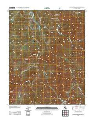 Shadequarter Mountain California Historical topographic map, 1:24000 scale, 7.5 X 7.5 Minute, Year 2012