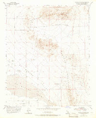 Shadow Mountains California Historical topographic map, 1:24000 scale, 7.5 X 7.5 Minute, Year 1955