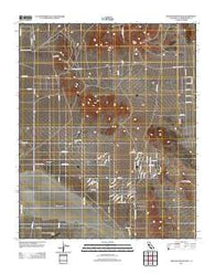 Shadow Mountains California Historical topographic map, 1:24000 scale, 7.5 X 7.5 Minute, Year 2012