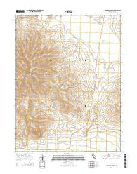 Shaffer Mountain California Current topographic map, 1:24000 scale, 7.5 X 7.5 Minute, Year 2015