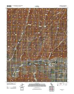 Shandon California Historical topographic map, 1:24000 scale, 7.5 X 7.5 Minute, Year 2012