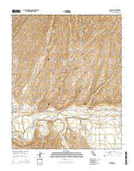Shandon California Current topographic map, 1:24000 scale, 7.5 X 7.5 Minute, Year 2015