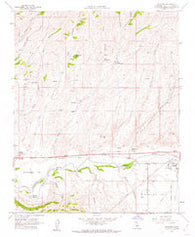 Shandon California Historical topographic map, 1:24000 scale, 7.5 X 7.5 Minute, Year 1961