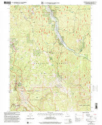 Shannon Butte California Historical topographic map, 1:24000 scale, 7.5 X 7.5 Minute, Year 1997