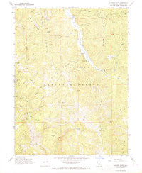 Shannon Butte California Historical topographic map, 1:24000 scale, 7.5 X 7.5 Minute, Year 1967
