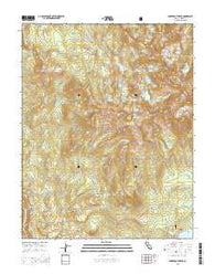 Sharktooth Peak California Current topographic map, 1:24000 scale, 7.5 X 7.5 Minute, Year 2015