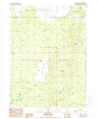 Sharp Mountain California Historical topographic map, 1:24000 scale, 7.5 X 7.5 Minute, Year 1988