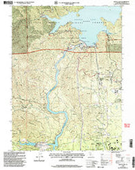 Shasta Dam California Historical topographic map, 1:24000 scale, 7.5 X 7.5 Minute, Year 1998