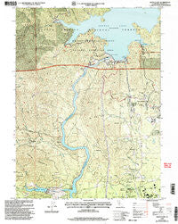 Shasta Dam California Historical topographic map, 1:24000 scale, 7.5 X 7.5 Minute, Year 1998