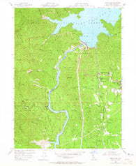Shasta Dam California Historical topographic map, 1:24000 scale, 7.5 X 7.5 Minute, Year 1956