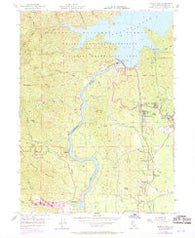Shasta Dam California Historical topographic map, 1:24000 scale, 7.5 X 7.5 Minute, Year 1956